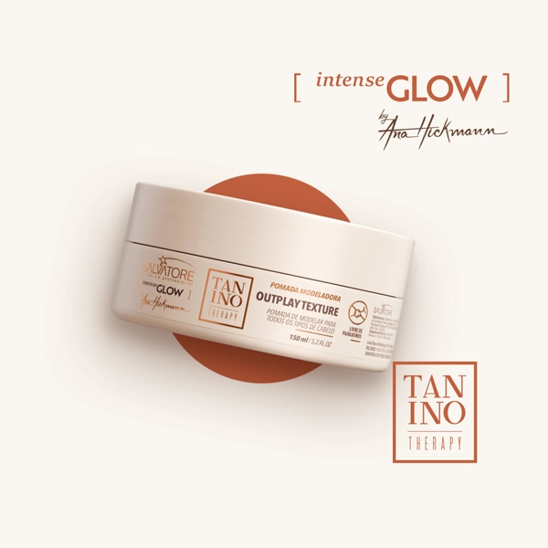 Outplay Texture POMADA DE MODELAR PARA TODOS OS TIPOS DE CABELO 150ml Produto Linha Ana Hickmann da Salvatore Cosméticos, distribuído na cidade de São Paulo por Suzuki Distribuidora